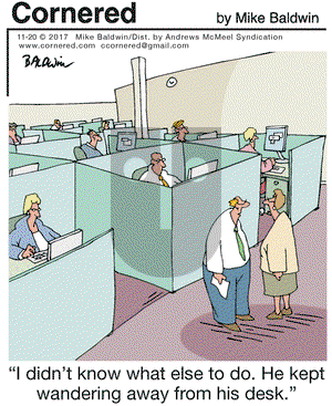 Cornered on Monday November 20, 2017 Comic Strip