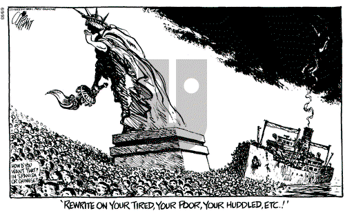 Pat Oliphant on Wednesday June 9, 1993 Comic Strip