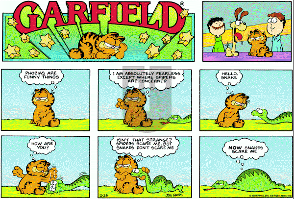 Garfield on Sunday February 28, 1982 Comic Strip