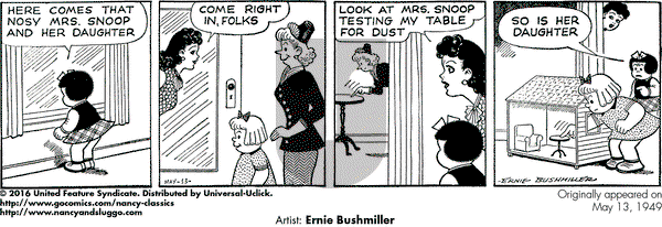 Nancy Classics on Friday May 13, 2016 Comic Strip