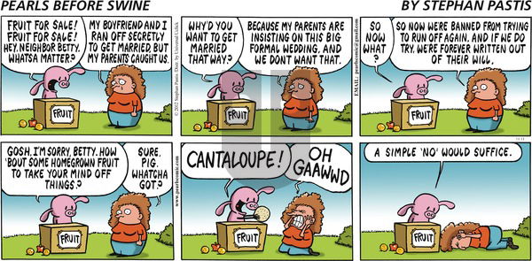 Pearls Before Swine on Sunday November 11, 2012 Comic Strip