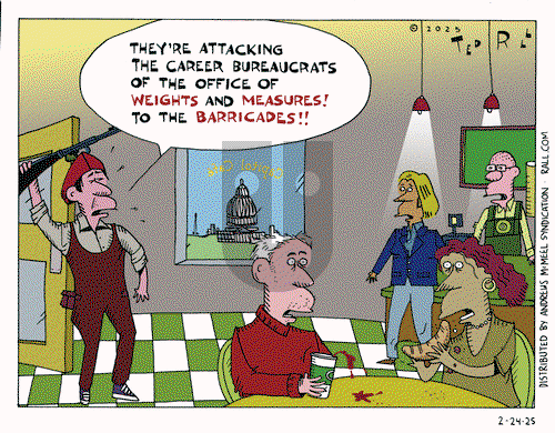 Ted Rall on Monday February 24, 2025 Comic Strip