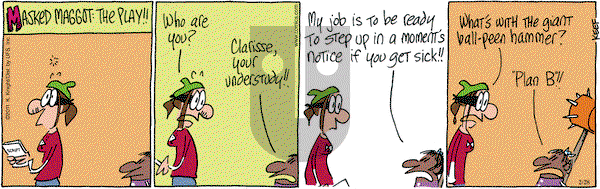 The Knight Life on Monday February 28, 2011 Comic Strip