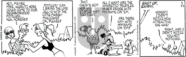 Over the Hedge on Thursday September 23, 1999 Comic Strip