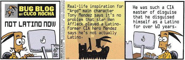 La Cucaracha on Saturday February 2, 2013 Comic Strip