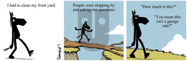 Dark Side of the Horse on Monday April 9, 2018 Comic Strip