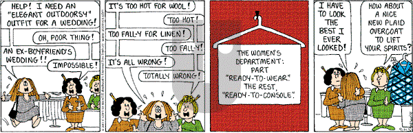 Cathy Classics - Tuesday September 11, 2001 Comic Strip