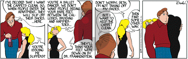 9 Chickweed Lane on Friday August 14, 2009 Comic Strip