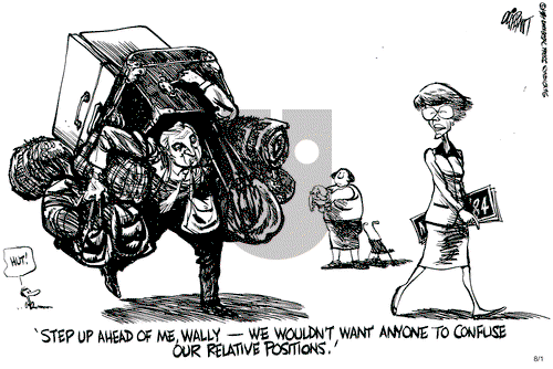 Pat Oliphant on Wednesday August 1, 1984 Comic Strip