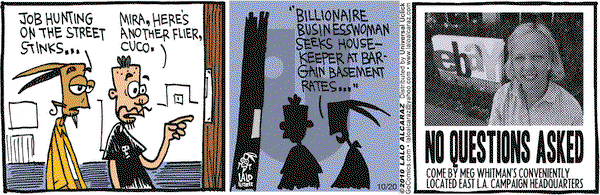La Cucaracha on Wednesday October 20, 2010 Comic Strip
