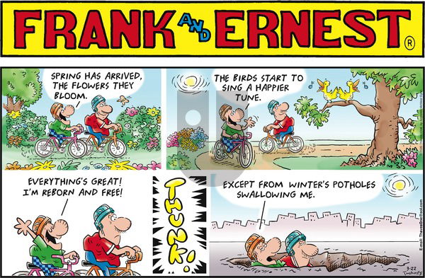 Frank and Ernest on Sunday March 22, 2020 Comic Strip