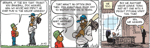 Cleats - Friday March 23, 2007 Comic Strip