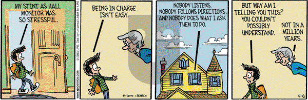 Grand Avenue on Saturday April 6, 2013 Comic Strip