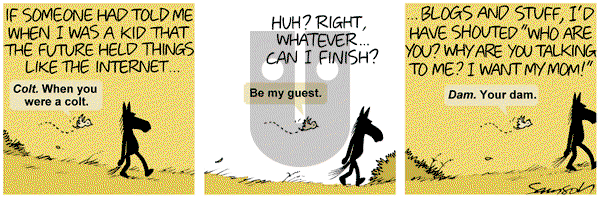 Dark Side of the Horse on Thursday September 23, 2010 Comic Strip