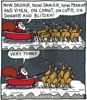 The Argyle Sweater on Thursday December 10, 2015 Comic Strip