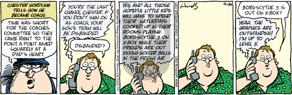 Cleats - Friday September 20, 2002 Comic Strip