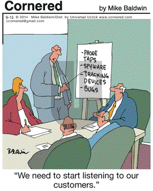 Cornered on Monday September 15, 2014 Comic Strip