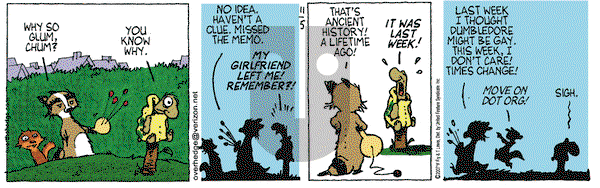 Over the Hedge on Monday November 5, 2007 Comic Strip