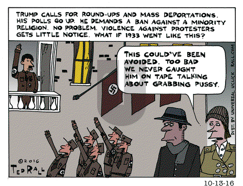 Ted Rall on Thursday October 13, 2016 Comic Strip