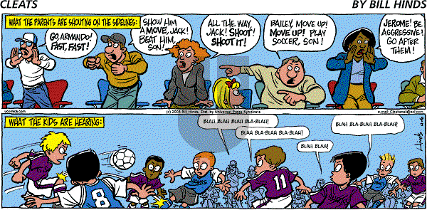 Cleats - Sunday April 6, 2003 Comic Strip