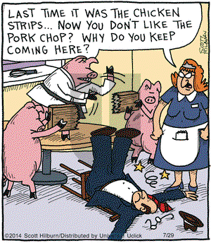 The Argyle Sweater on Tuesday July 29, 2014 Comic Strip