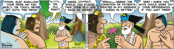 Alley Oop on Tuesday September 27, 2016 Comic Strip