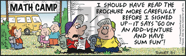 Frank and Ernest on Saturday August 1, 2015 Comic Strip