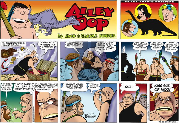 Alley Oop on Wednesday April 19, 2006 Comic Strip
