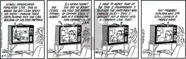 Doonesbury on Tuesday June 11, 1974 Comic Strip