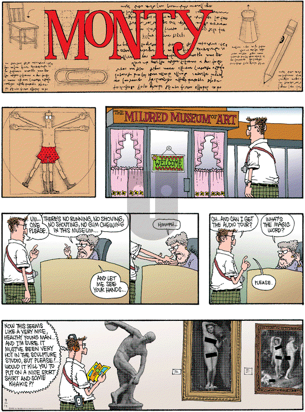 Monty on Sunday September 11, 2011 Comic Strip
