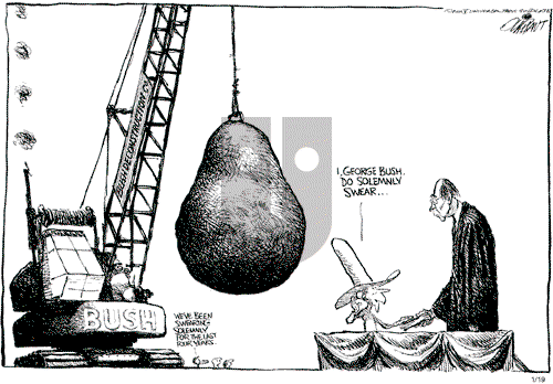 Pat Oliphant on Wednesday January 19, 2005 Comic Strip