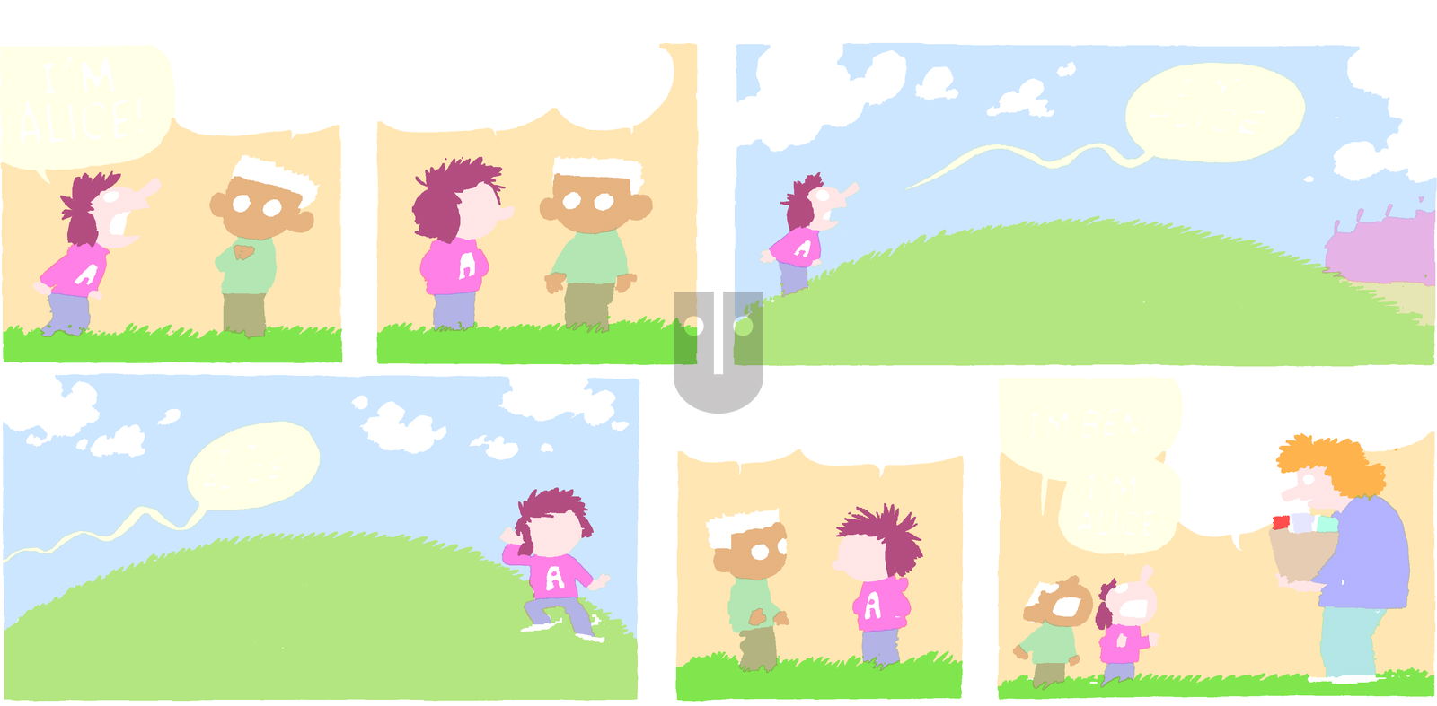 Cul de Sac on Sunday March 16, 2014 Comic Strip