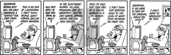 Doonesbury on Tuesday April 24, 1979 Comic Strip