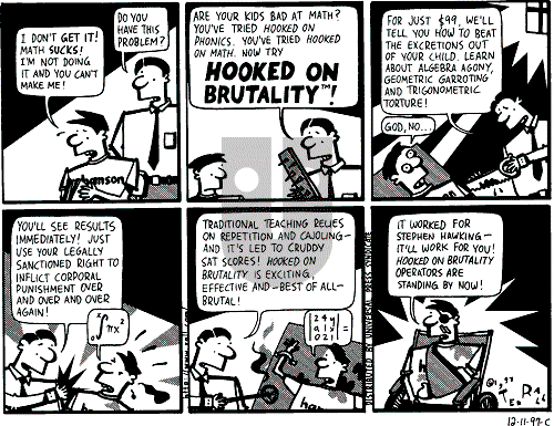 Ted Rall on Saturday December 13, 1997 Comic Strip