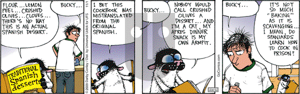 Get Fuzzy on Tuesday November 1, 2016 Comic Strip