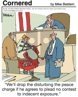 Cornered on Thursday September 12, 2013 Comic Strip