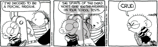 The Buckets on Monday February 18, 2002 Comic Strip