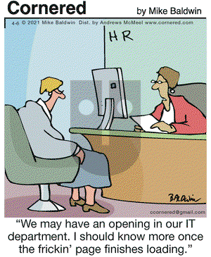 Cornered on Tuesday April 6, 2021 Comic Strip