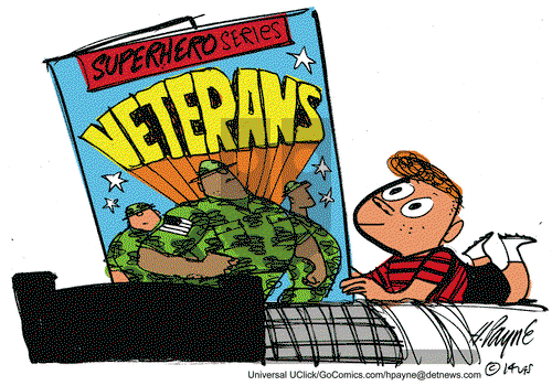 Henry Payne on Tuesday November 11, 2014 Comic Strip