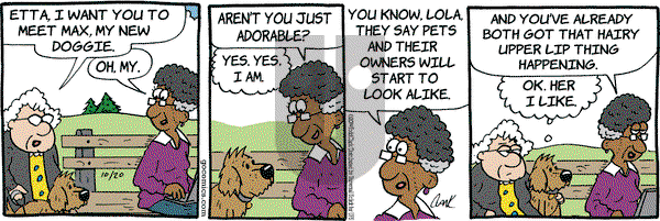 Lola on Monday October 20, 2014 Comic Strip