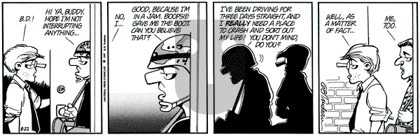 Doonesbury on Thursday August 22, 1991 Comic Strip