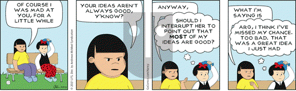 Nancy on Monday August 23, 2021 Comic Strip