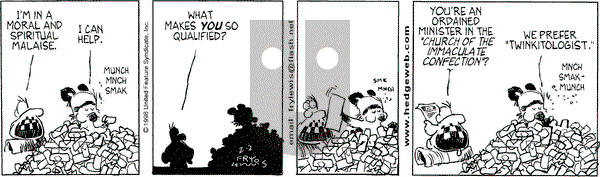 Over the Hedge on Monday February 2, 1998 Comic Strip