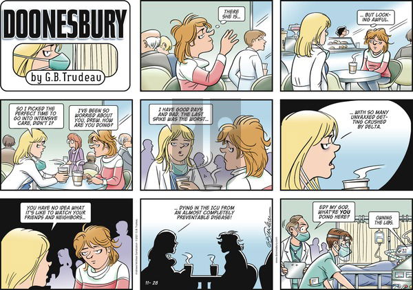 Doonesbury - Sunday November 28, 2021 Comic Strip