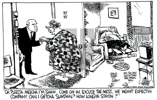 Pat Oliphant on Tuesday December 6, 1988 Comic Strip
