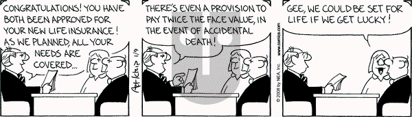 The Born Loser on Wednesday January 9, 2008 Comic Strip