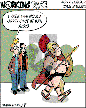 Working Daze on Monday April 2, 2007 Comic Strip