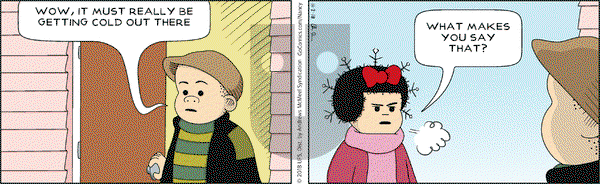 Nancy on Friday November 2, 2018 Comic Strip