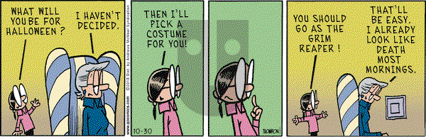 Grand Avenue on Tuesday October 30, 2018 Comic Strip