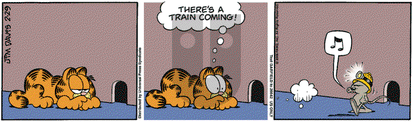 Garfield - Friday February 29, 2008 Comic Strip